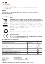 Preview for 3 page of Poppstar 1003524 Instructions For Use Manual