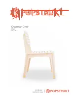 popstrukt Chairman Chair Assembly Instructions Manual preview