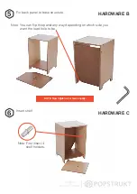 Preview for 6 page of popstrukt Creme Media Unit Assembly Instructions Manual