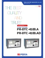 PORA PR-DTC-4100.A Setting Manual preview