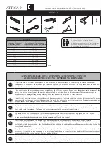 Предварительный просмотр 2 страницы Porcelanosa ATTICA 9 Installation And User Manual