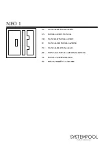 Предварительный просмотр 1 страницы Porcelanosa SYSTEMPOOL NEO 1 Installation Manual