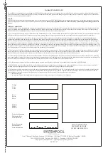 Предварительный просмотр 15 страницы Porcelanosa SYSTEMPOOL YOVE 9B USA Installation Manual