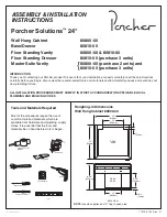 Предварительный просмотр 1 страницы Porcher 80800-00 Assembly And Installation Instructions Manual