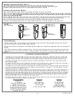 Предварительный просмотр 2 страницы Porcher CALLA DEMI-APOTHECARY Installation Instructions