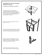 Предварительный просмотр 3 страницы Porcher Lutezia Assembly/Installation Instructions