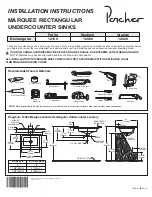 Porcher Marquee Petite 12100 Installation Instructions предпросмотр