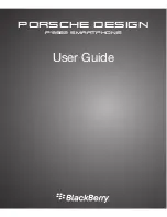 PORSCHE DESIGN BLACKBERRY P'9982 User Manual preview