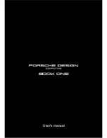 PORSCHE DESIGN Book One User Manual предпросмотр