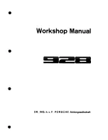 Preview for 1 page of Porsche 1985 928 Workshop Manual