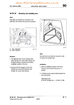 Предварительный просмотр 79 страницы Porsche 911 CARRERA - 1999 Technical Manual