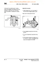 Предварительный просмотр 108 страницы Porsche 911 CARRERA - 1999 Technical Manual