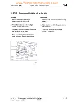 Предварительный просмотр 119 страницы Porsche 911 CARRERA - 1999 Technical Manual