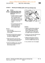 Предварительный просмотр 127 страницы Porsche 911 CARRERA - 1999 Technical Manual