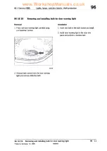 Предварительный просмотр 142 страницы Porsche 911 CARRERA - 1999 Technical Manual