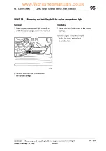 Предварительный просмотр 146 страницы Porsche 911 CARRERA - 1999 Technical Manual