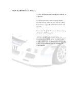 Предварительный просмотр 3 страницы Porsche 911 GT3 Cup 2008 Technical Handbook