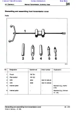 Предварительный просмотр 169 страницы Porsche 911 - VOLUME 2 TRANSMISSION Manual