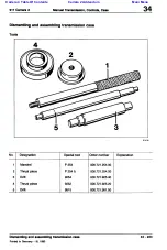 Предварительный просмотр 176 страницы Porsche 911 - VOLUME 2 TRANSMISSION Manual