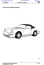 Предварительный просмотр 248 страницы Porsche 911 - VOLUME 5 BODY Manual