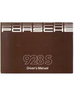 Porsche 928 S 1986 Driver Manual предпросмотр