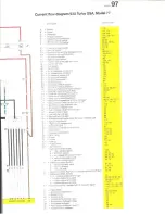 Preview for 23 page of Porsche 930 TURBO USA - 1976 CURRENT FLOW DIAGRAM Manual