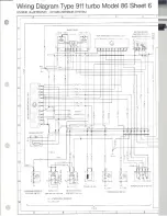 Preview for 68 page of Porsche 930 TURBO USA - 1976 CURRENT FLOW DIAGRAM Manual