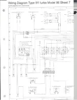 Preview for 71 page of Porsche 930 TURBO USA - 1976 CURRENT FLOW DIAGRAM Manual