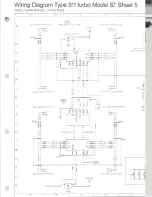 Preview for 112 page of Porsche 930 TURBO USA - 1976 CURRENT FLOW DIAGRAM Manual