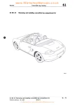 Предварительный просмотр 124 страницы Porsche Boxster S Technical Manual