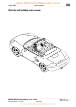 Предварительный просмотр 238 страницы Porsche Boxster S Technical Manual