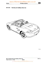 Предварительный просмотр 271 страницы Porsche Boxster S Technical Manual