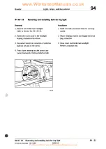 Preview for 112 page of Porsche BOXTER - Technical Manual