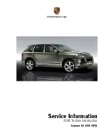 Porsche Cayenne V6 2008 Service Information предпросмотр