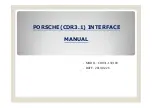 Porsche CDR31-130109 Manual preview