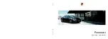 Предварительный просмотр 1 страницы Porsche Panamera 2018 Owner'S Manual