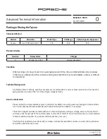 Porsche Taycan Y1A Technical Information preview