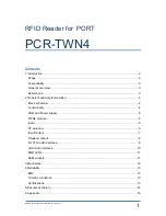 PORT Technology PCR-TWN4 Manual preview