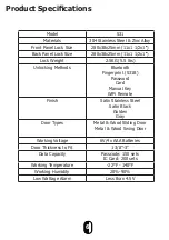 Preview for 6 page of PORT S31A User Manual