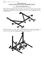 Preview for 1 page of Porta-Dock 1265V Instructions Manual