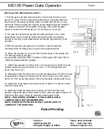 Предварительный просмотр 5 страницы Porta KIS100 Installation Manual