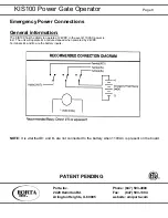 Предварительный просмотр 9 страницы Porta KIS100 Installation Manual