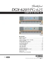 Preview for 1 page of Portable Grand DGX-620 Service Manual