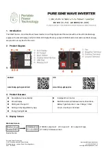 Portable Power Technology SN-BT Series Instruction Manual preview
