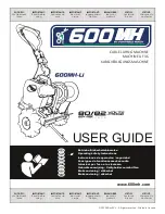 Portable Winch 600MH-Li User Manual preview