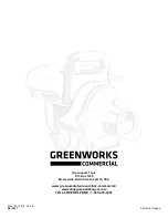 Preview for 12 page of Portable Winch Greenworks Commercial 82W1 PCW3000-Li User Manual