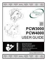 Preview for 1 page of Portable Winch PCW3000 Operating/Safety Instructions Manual