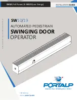 Portalp SW10 Installation Manual preview