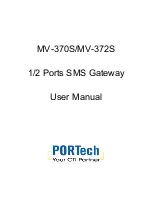 Preview for 1 page of Portech MV-370S User Manual