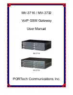 Portech MV-3716 User Manual preview